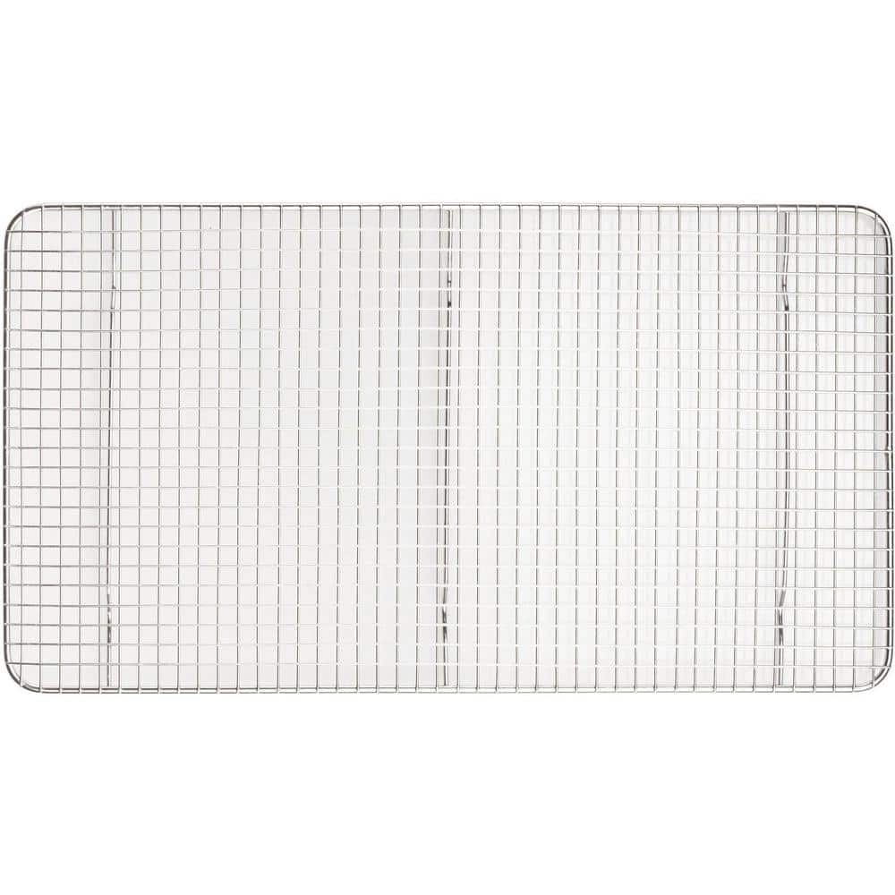 18.11 in. W Commercial Wire Pan Grate in Chrome