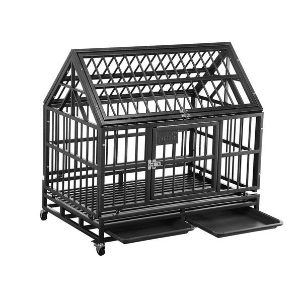 medium metal dog cage