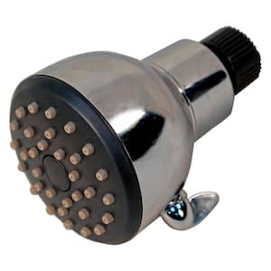 3-Spray 2.5 in. Fixed Shower Head in Chrome Finish with 1.8 GPM Max Flow Rate (973-252)