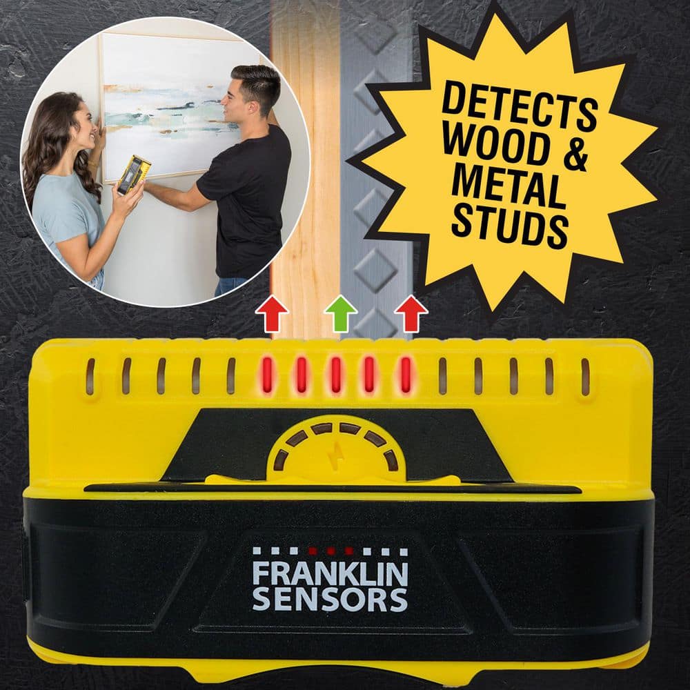 Franklin Sensors ProSensor M155 Full Width Center and Edge Stud Finder with 9-Sensors and Live Wire Meter/Wood and Metal Stud Detector FSM15502HD