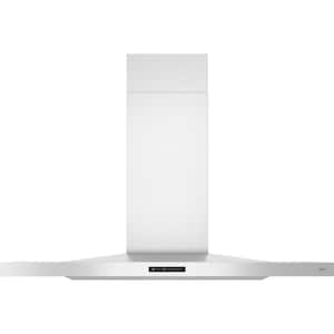 Layers 36 in. Shell Only Wall Mount Range Hood with LED Lights in Stainless Steel