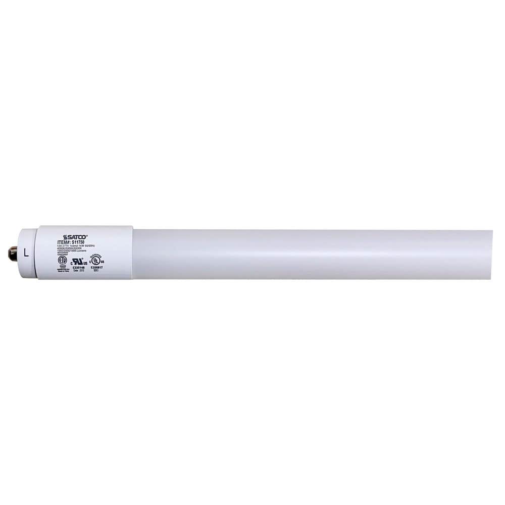 4 ft. 14-Watt CCT Selectable Single Pin Base PET Coated White T8 Type B Linear LED Light Bulb 120/277V (10-Pack) price history on PriceWatchPro