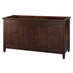 Ashburn 60 in. W x 21.63 in. D x 34 in. H Bath Vanity Cabinet without Top in Mahogany