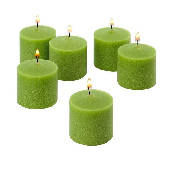 Light In The Dark 10 Hour Lime Green Unscented Votive Candle (Set of 36)