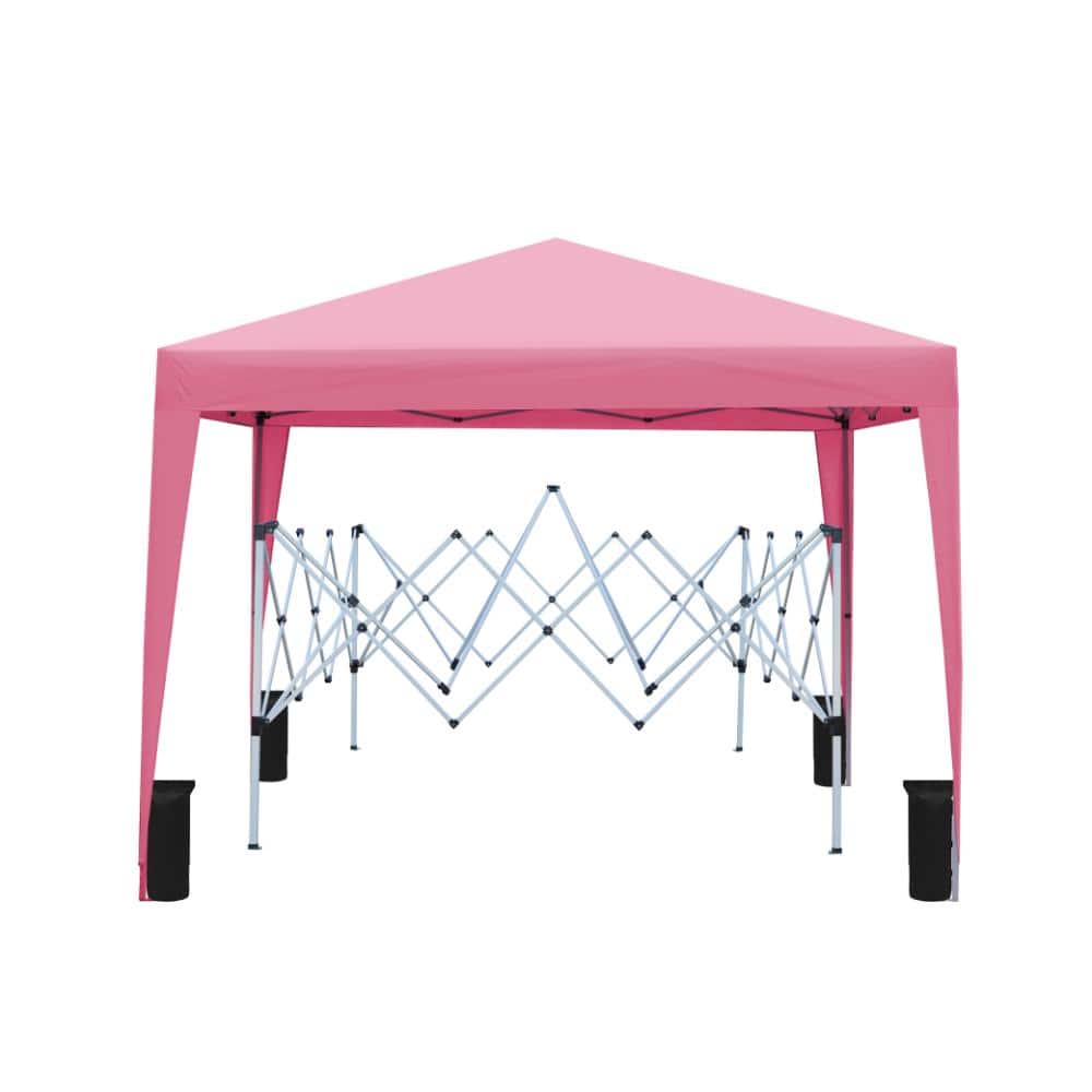 Metal Outdoor 10 Ft.W x 10 Ft.D Pop Up Gazebo Canopy Tent Removable Sidewall with Zipper,with Carry Bag price history on PriceWatchPro