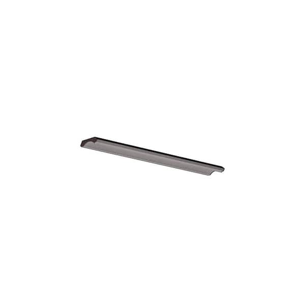 Jamestown Recessed 96 in. W x 2.28 in. H x 3 in. D in Espresso Cove Crown Molding in Assembled Wall