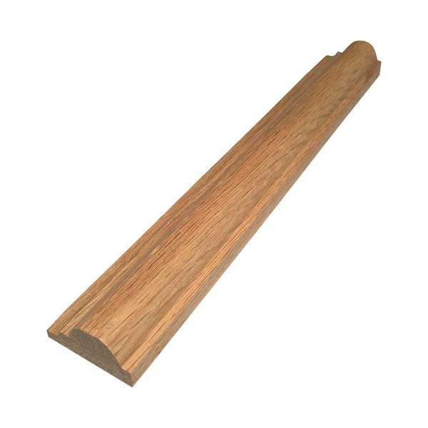Weaber 11/16 in. x 1-1/4 in. x 8 ft. Moulding Shelf Edge Oak Board