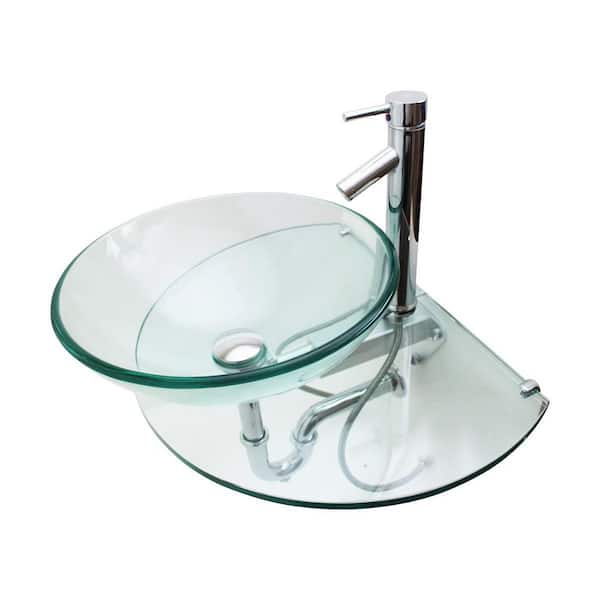 RENOVATORS SUPPLY MANUFACTURING Corona 27-7/8 in. Glass Wall