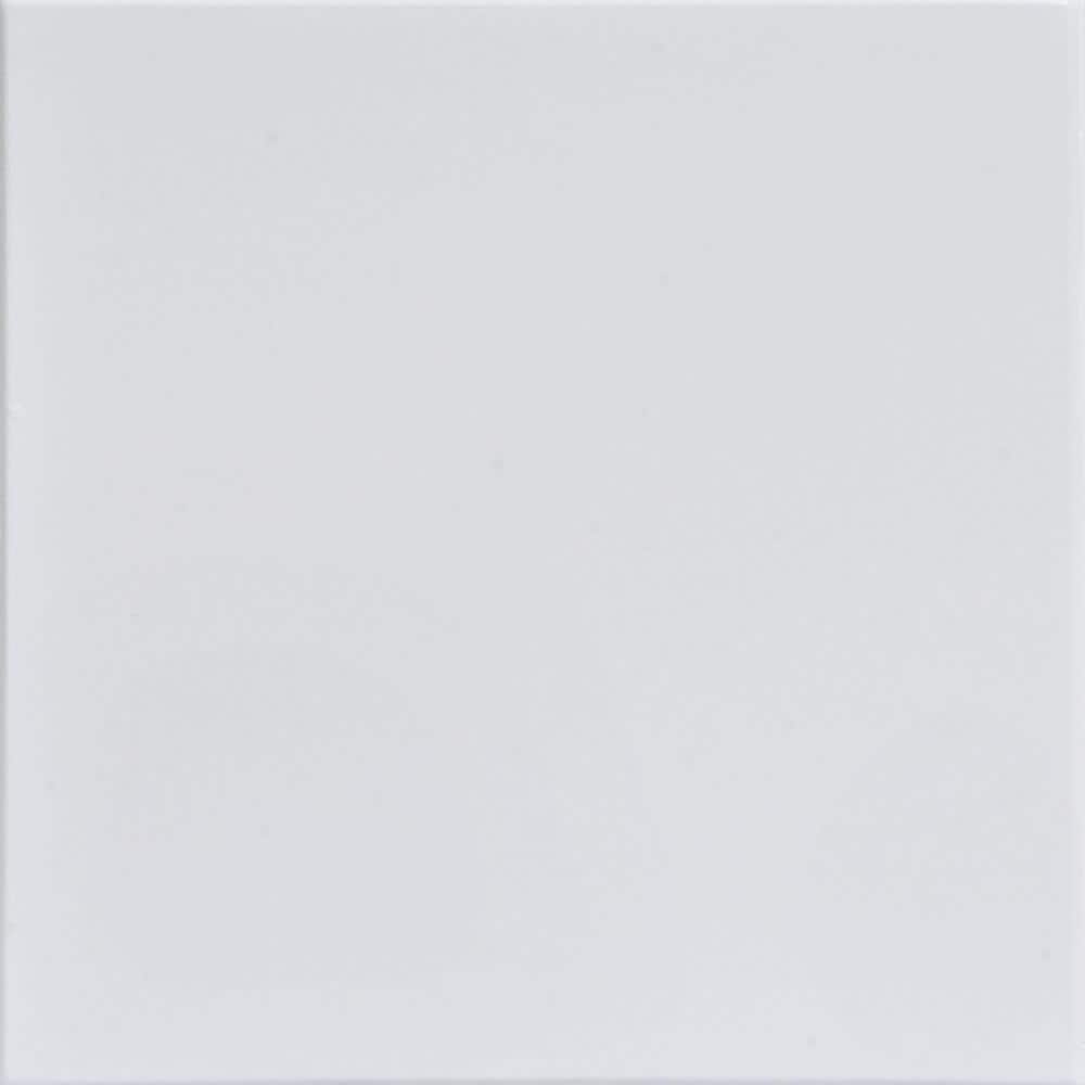 Basic Ultra Pure White 1.6 ft. x 1.6 ft. Decorative Foam Glue Up Ceiling Ti