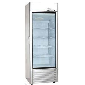12.5 cu. ft. Commercial Upright Display Refrigerator Glass Door Beverage Cooler in Silver