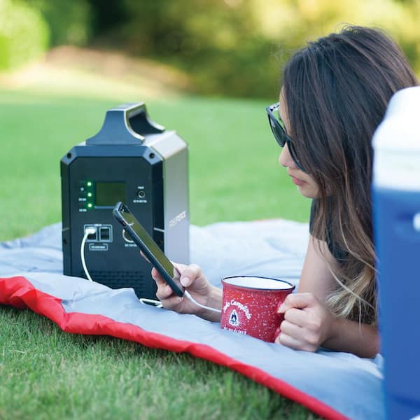 Batterie Externe Portable BRESSER 300 W - Powerbank, Camping