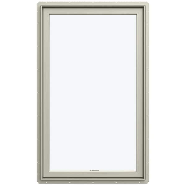 JELD-WEN 36 In. X 60 In. W-5500 Left-Hand Casement Wood Clad Window ...