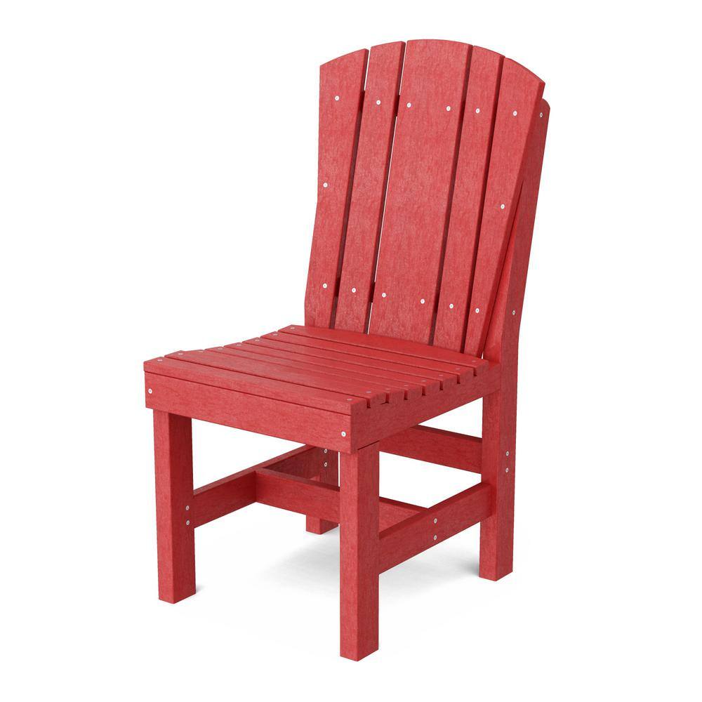 Heritage Cardinal Red HDPE Plastic Outdoor Dining Side Chair price history on PriceWatchPro