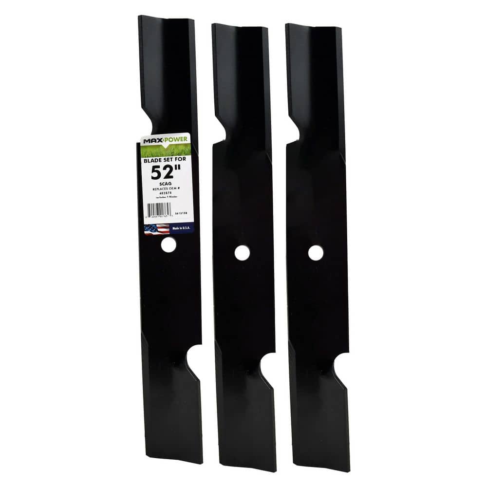 "561315B 3-Blade Set for 52"" Scag Mowers Replaces 482878" price history on PriceWatchPro