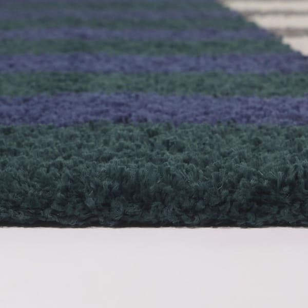 Antonetta Rust/Blue 8 ft. x 10 ft. Area Rug