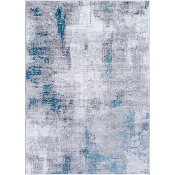 Livabliss Dagda Teal Doormat 2 ft. x 3 ft. Indoor Area Rug