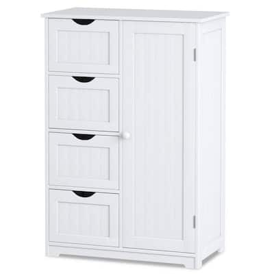 HDX Plastic Freestanding Garage Cabinet in Gray (27 in. W x 68 in. H x 15  in. D) 221874 - The Home Depot