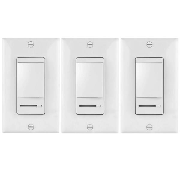 TOPGREENER Kalide Dual Dimmer Switch - Control 2 Lights, No Neutral Wire Needed, Includes Wall Plate
