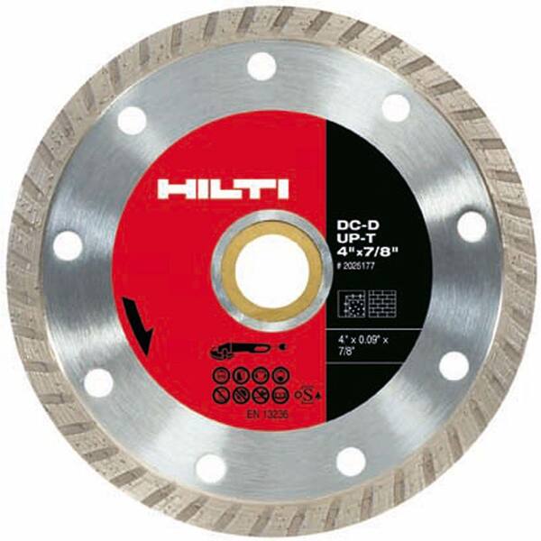 Hilti DC-D UP-T 4 in. x 7/8 in. Turbo Diamond Blade