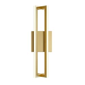 1 Gold LED Wall Sconce