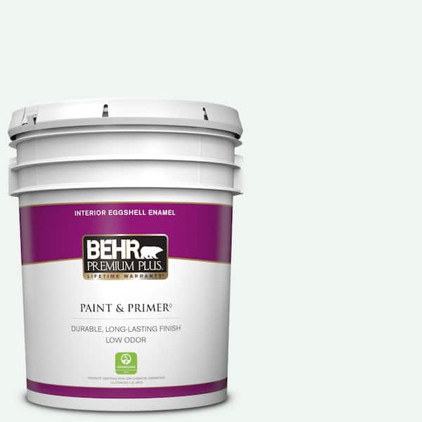 BEHR PREMIUM PLUS 5 gal. #T13-14 Heavy Sugar Eggshell Enamel Low Odor Interior Paint & Primer