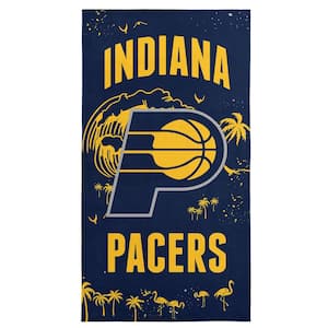 NBA Pacers Tide Multi-Color Graphic Printed Cotton/Polyester Blend Beach Towel