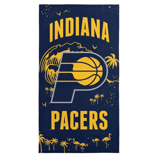 THE NORTHWEST GROUP NBA Pacers Tide Cotton/Polyester Blend Graphic Multicolor Printed Beach Towel