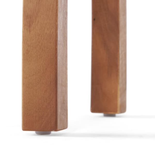 Noble House - Lance Teak Square Wood Outdoor Patio Accent Table
