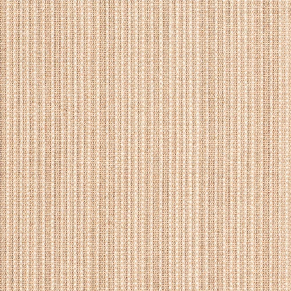 Ivory Hand-Knotted Wool and Cotton 4' x 6' Rug