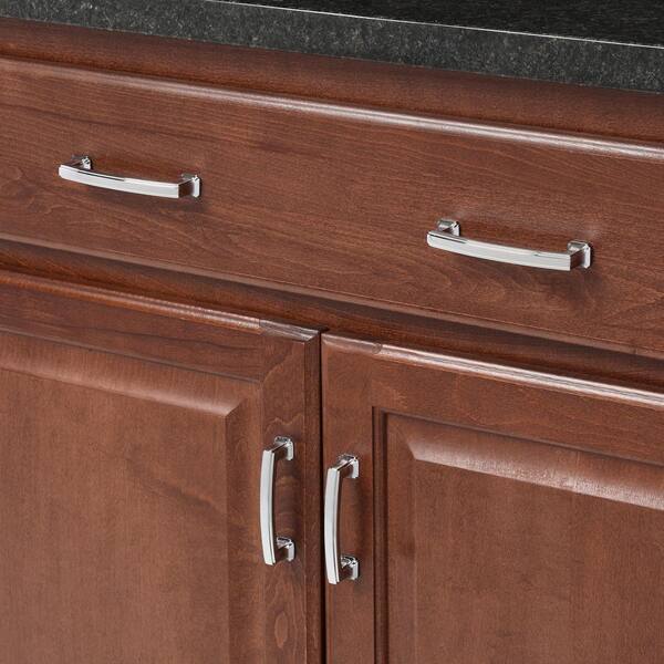 192mm C/C Oil-Rubbed Bronze Highlighted Finish 7-9/16 Inch Center to Center Hickory Hardware P3236-OBH Bridges Pull 