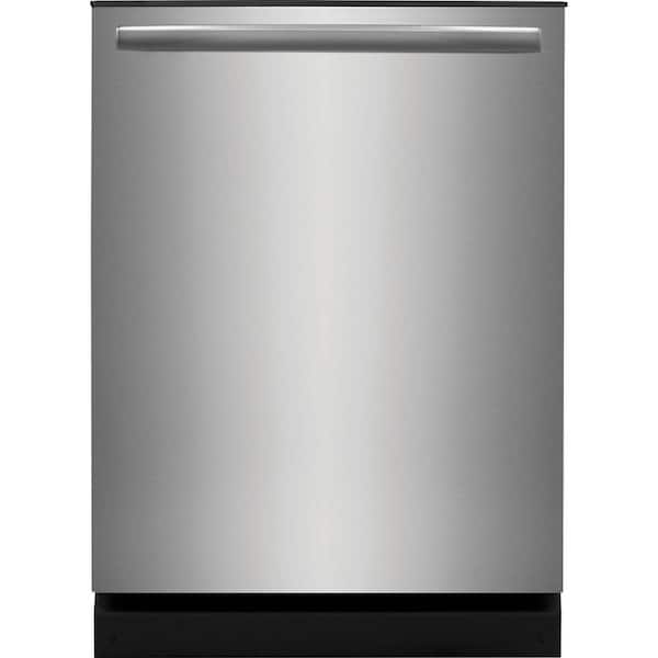 24 in. Top Control Standard Built-in Dishwasher in Smudge-Proof Stainless Steel with 4-Cycles, 51 dBA