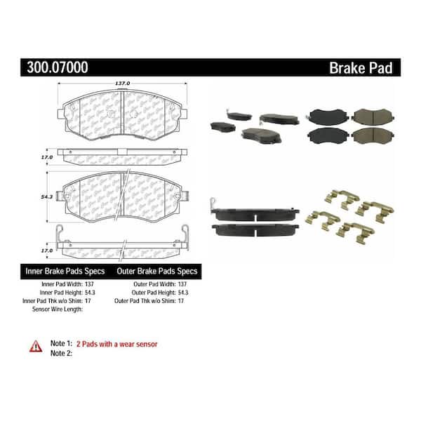 Centric Parts Disc Brake Pad Set