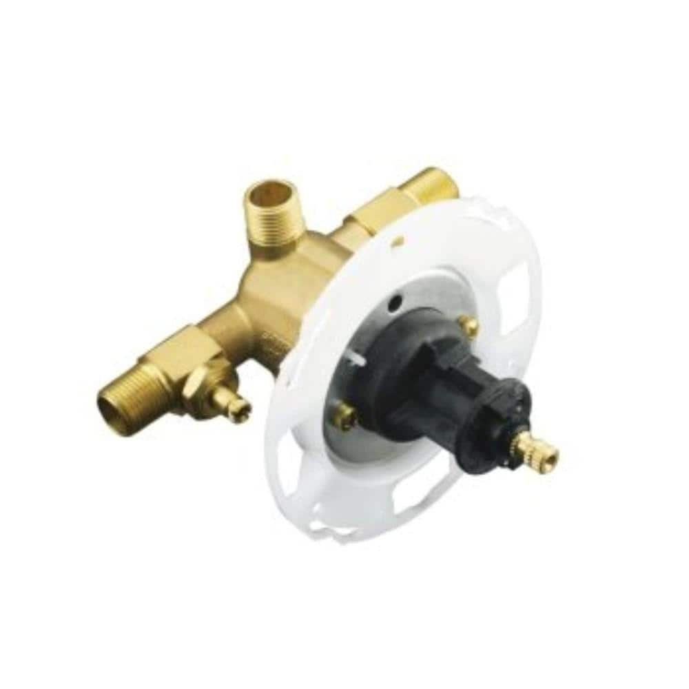 Kohler Rite Temp 12 In Pressure Balancing Valve With Screwdriver Stops K 304 Ks Na The Home 7240