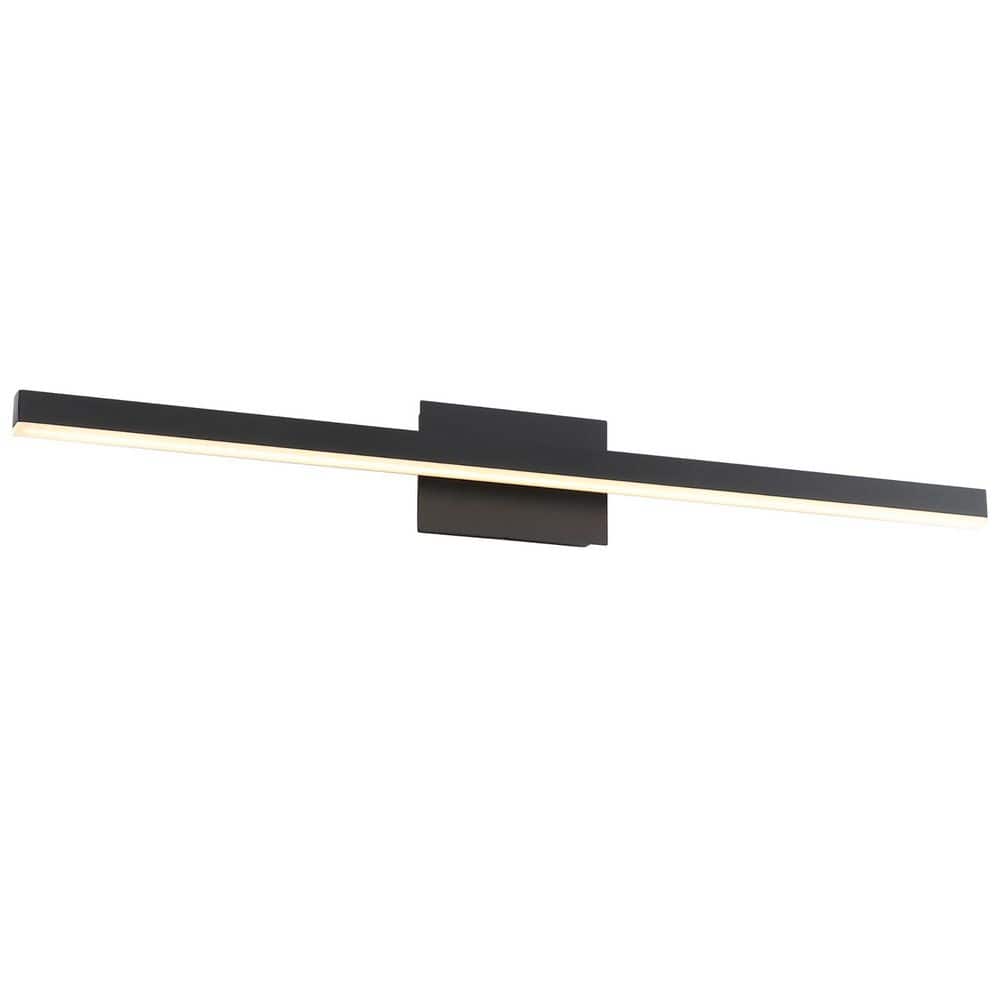 39.4 in. 1-Light Black Dimmable and 5-CCT LED Vanity Light Bar for Bathroom Wall Light Above Mirror price history on PriceWatchPro