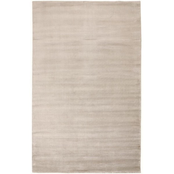 4 ft. x 6 ft. Ivory Solid Color Area Rug