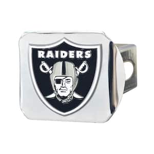 NFL - Las Vegas Raiders 3D Color Emblem on Type III Chromed Metal Hitch Cover