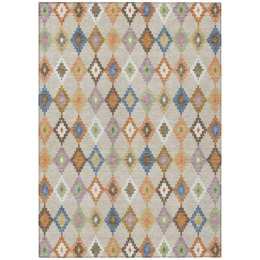Chantille Machine Washable Indoor/Outdoor Abstract ACN2513 Beige 5 ft. x 7 ft. 6 in. Area Rug price history on PriceWatchPro