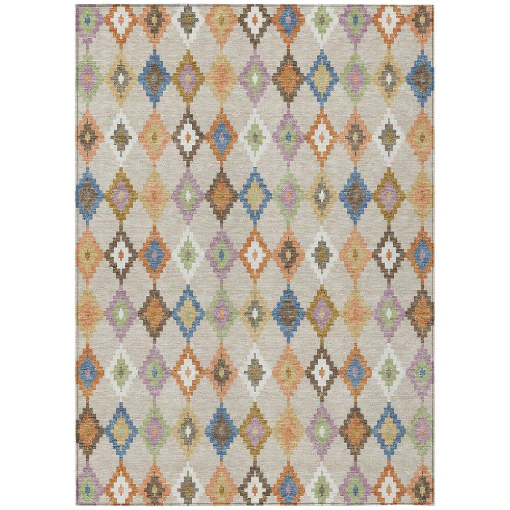 Chantille Machine Washable Indoor/Outdoor Abstract ACN2513 Beige 8 ft. x 10 ft. Area Rug price history on PriceWatchPro