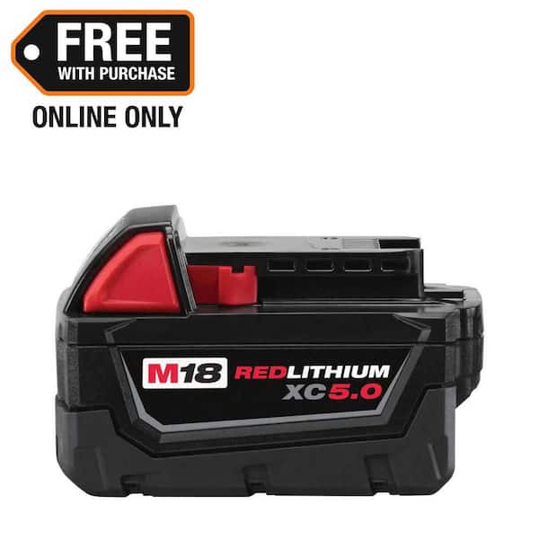 M18 18-Volt 5.0 Ah Lithium-Ion XC Extended Capacity Battery Pack