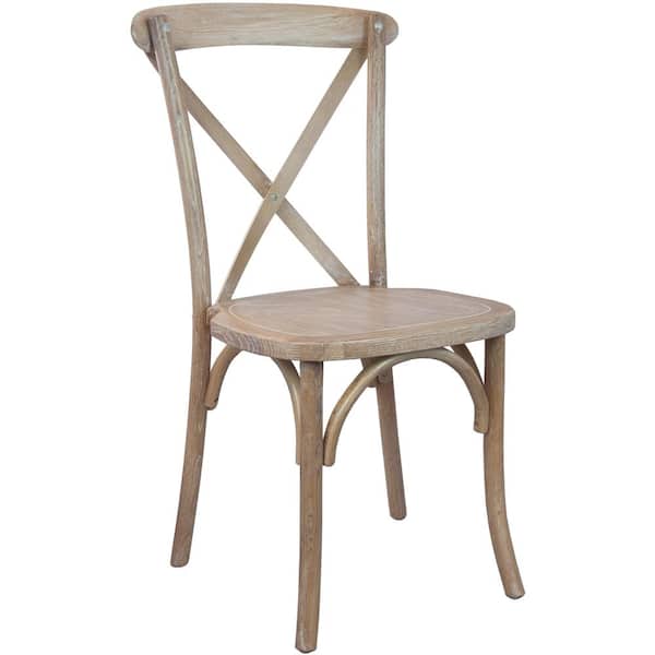 Advantage Driftwood X-Back Chair