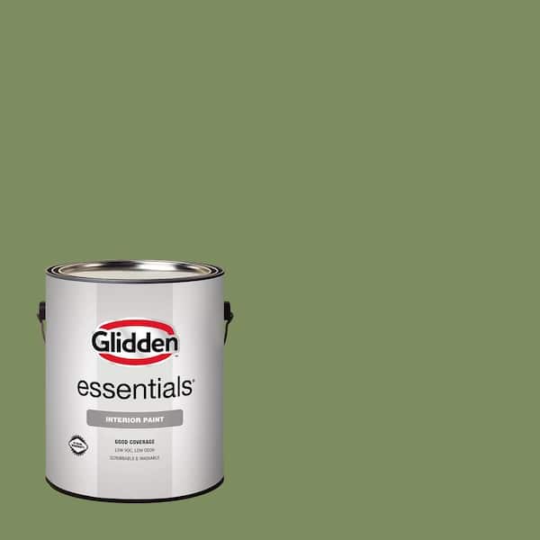 Glidden Essentials 1 gal. Moss Point Green PPG1121-6 Flat Exterior
