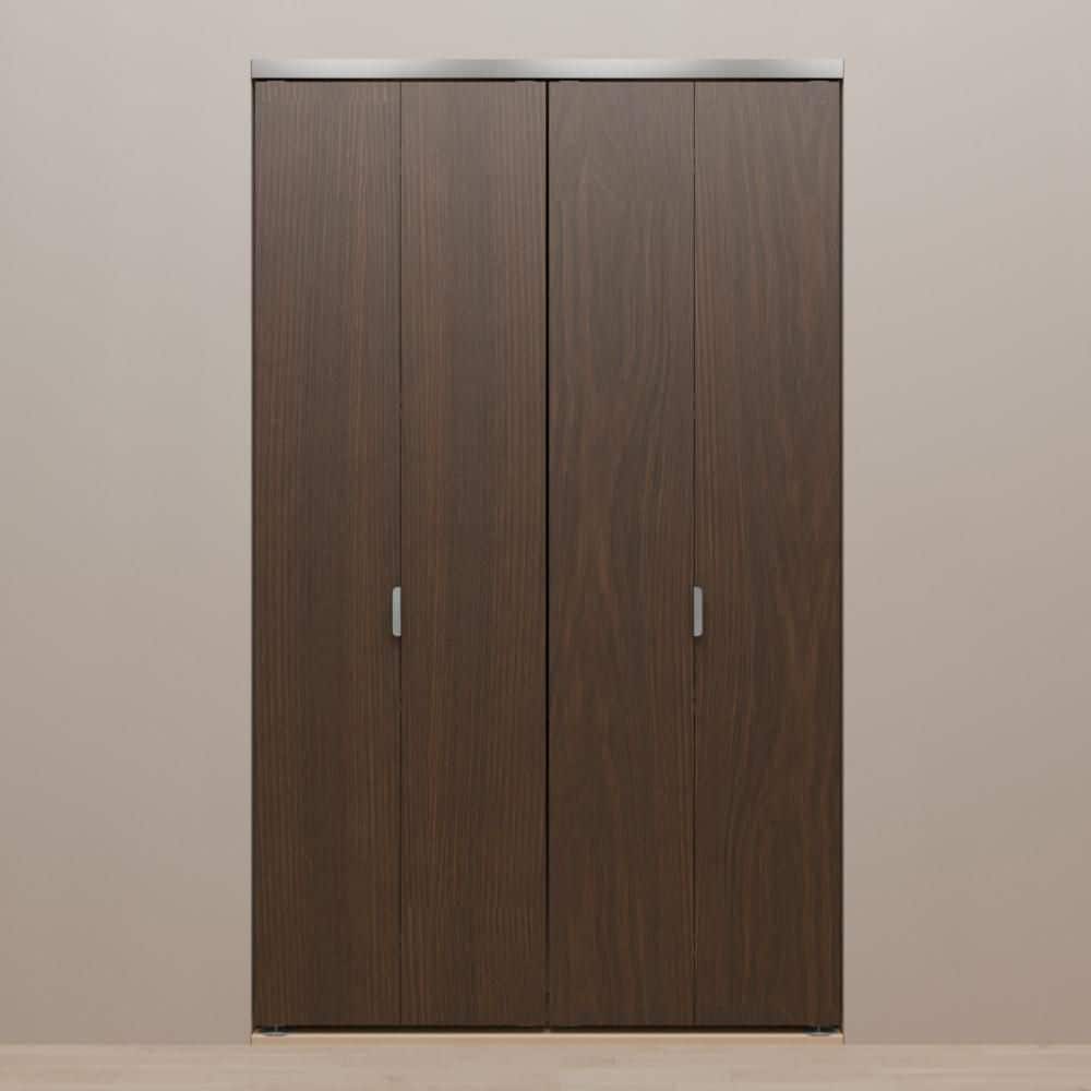 Impact Plus 54 in. x 80 in. Smooth Flush Espresso Solid Core MDF