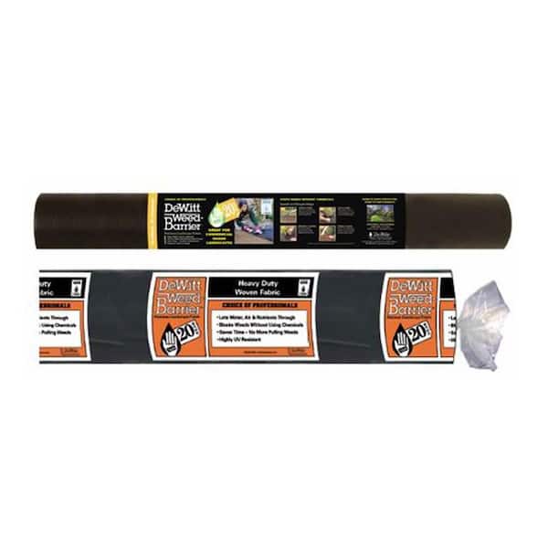 DeWitt 4 ft. x 250 ft. 4.1 oz. Landscape Weed Barrier Fabric 20-Year (4-Pack)