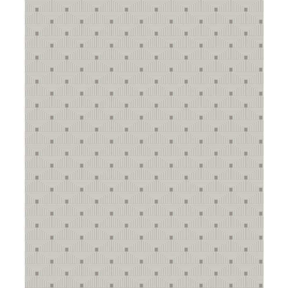 Boutique Collection Beige Metallic Geometric Key Non-pasted Paper on Non-wo