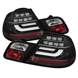 BMW E46 00-03 2Dr Coupe ( Will Not Fit Convertible ) Light Bar LED Tail Lights - Black