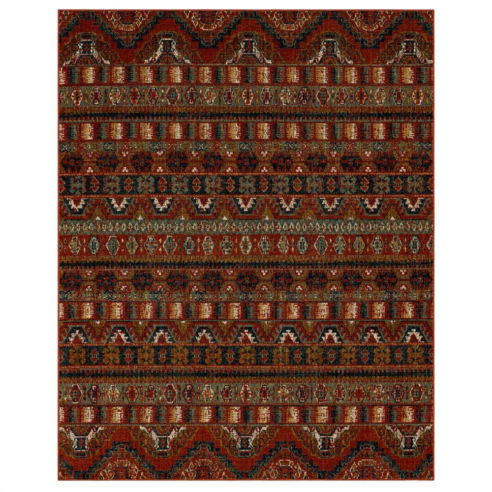 Custom Size Runner Rug Southwestern Native American Orange Natural