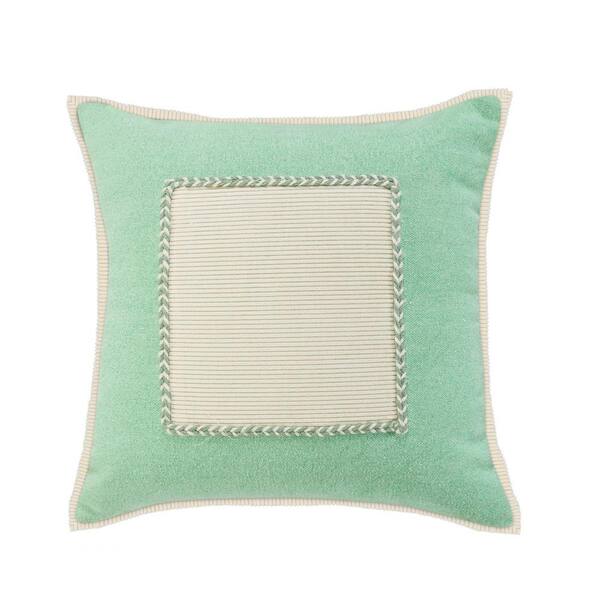 pastel green throw pillows
