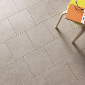 Malaga Beige 24 in. x 24 in. 9.5mm Matte Porcelain Floor and Wall Tile (4-piece 15.49 sq. ft. / box)
