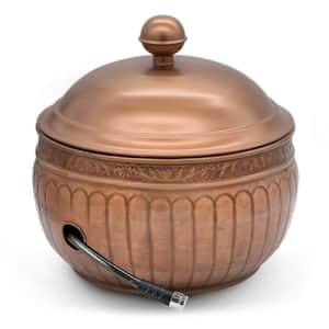 La Jolla Hose Pot with Lid - Copper Finish