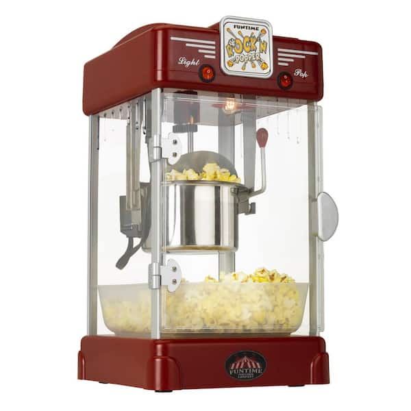 Funtime Rock'n Machine 2.5 oz. Red Countertop Popcorn Machine